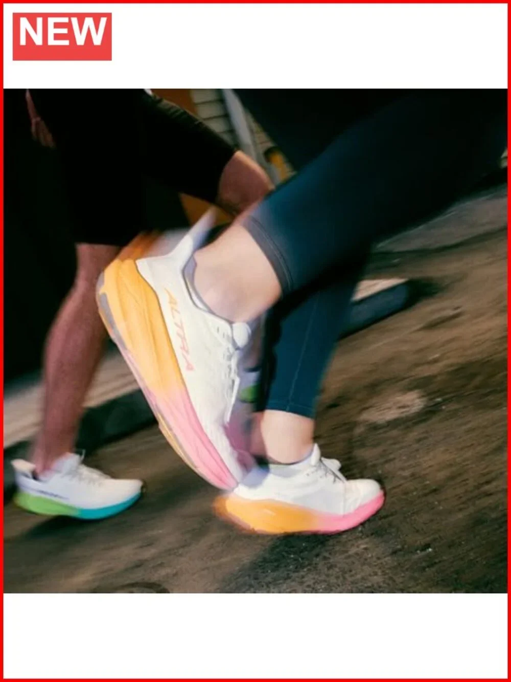 Women's Road Running Shoes with Rocker Shape and Roomy Toe Box